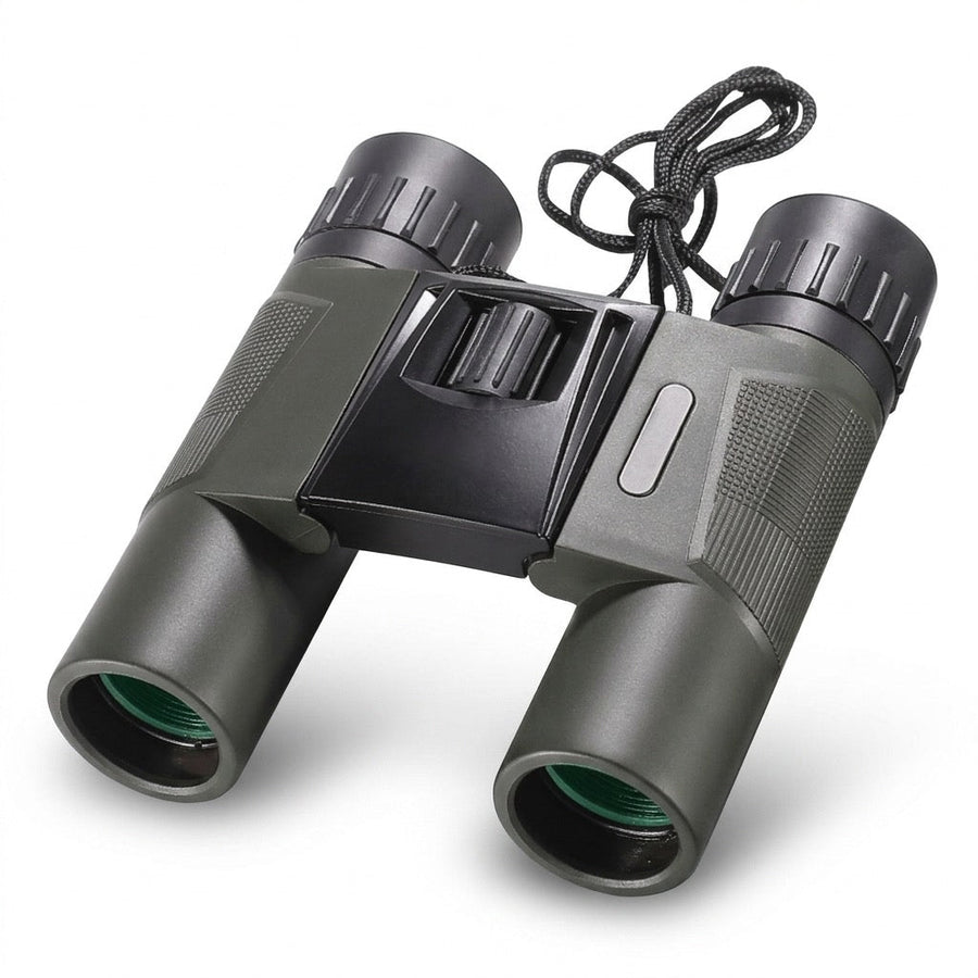 10x25 Folding Compact Binoculars