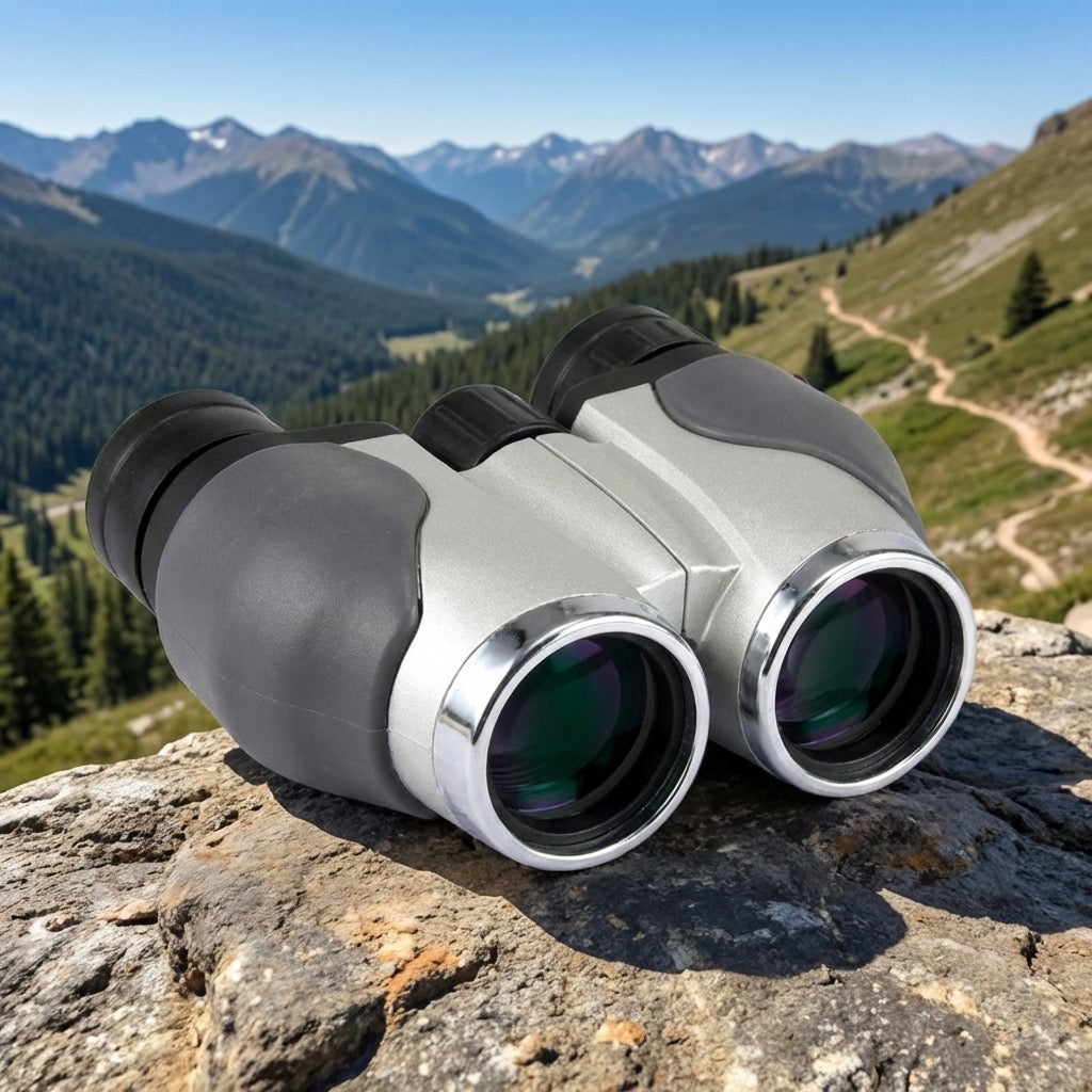 10x22 Pocket Travel Binoculars