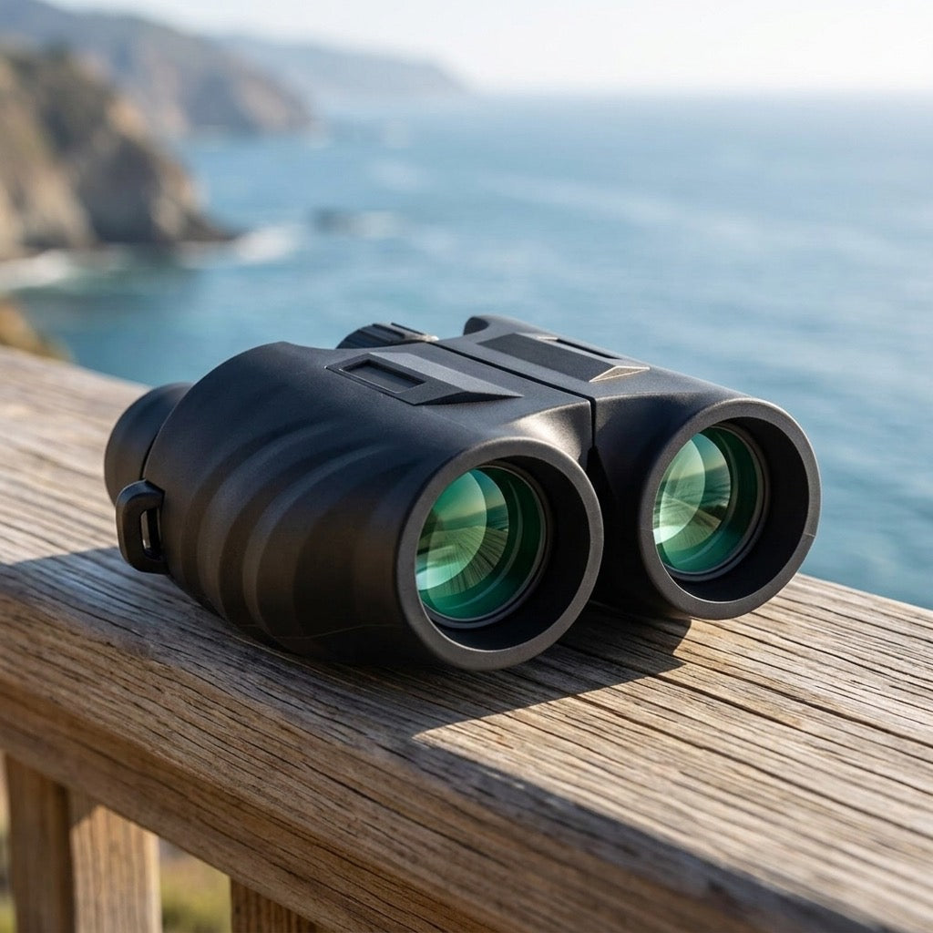10x25 Compact Travel Binoculars