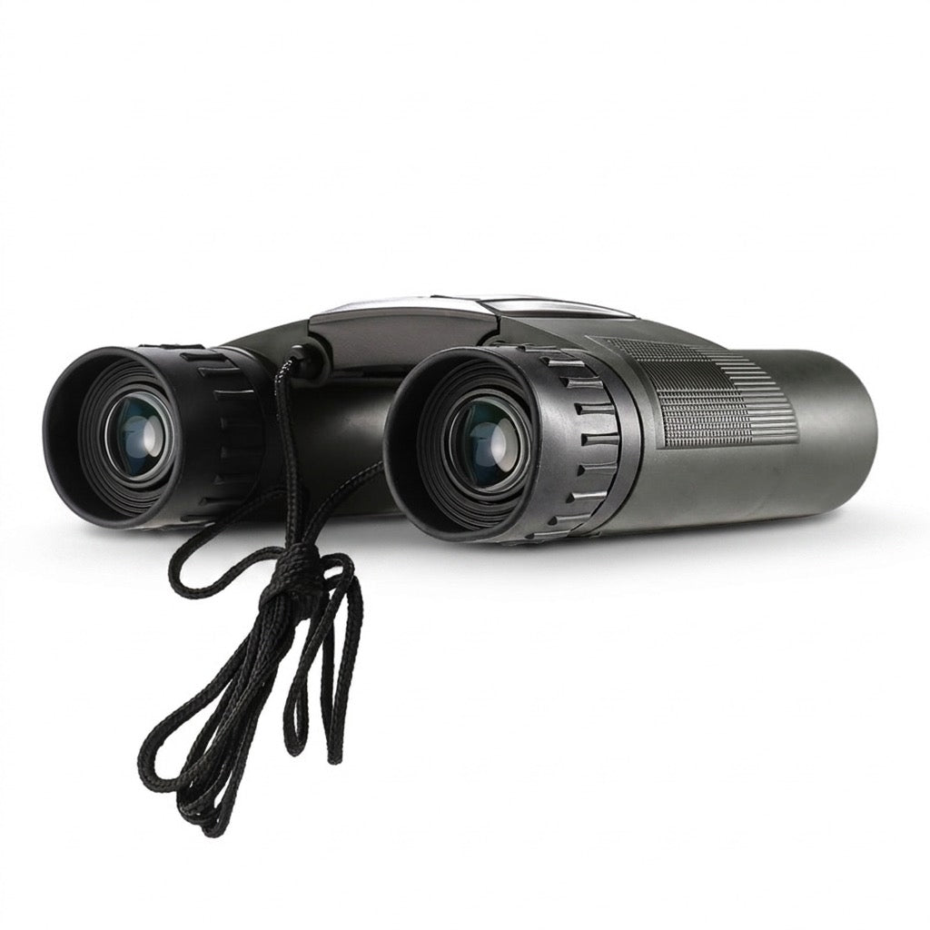 10x25 Folding Compact Binoculars