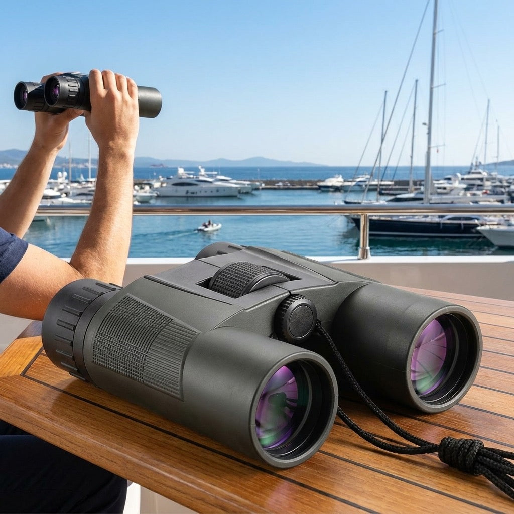 10x25 Folding Compact Binoculars