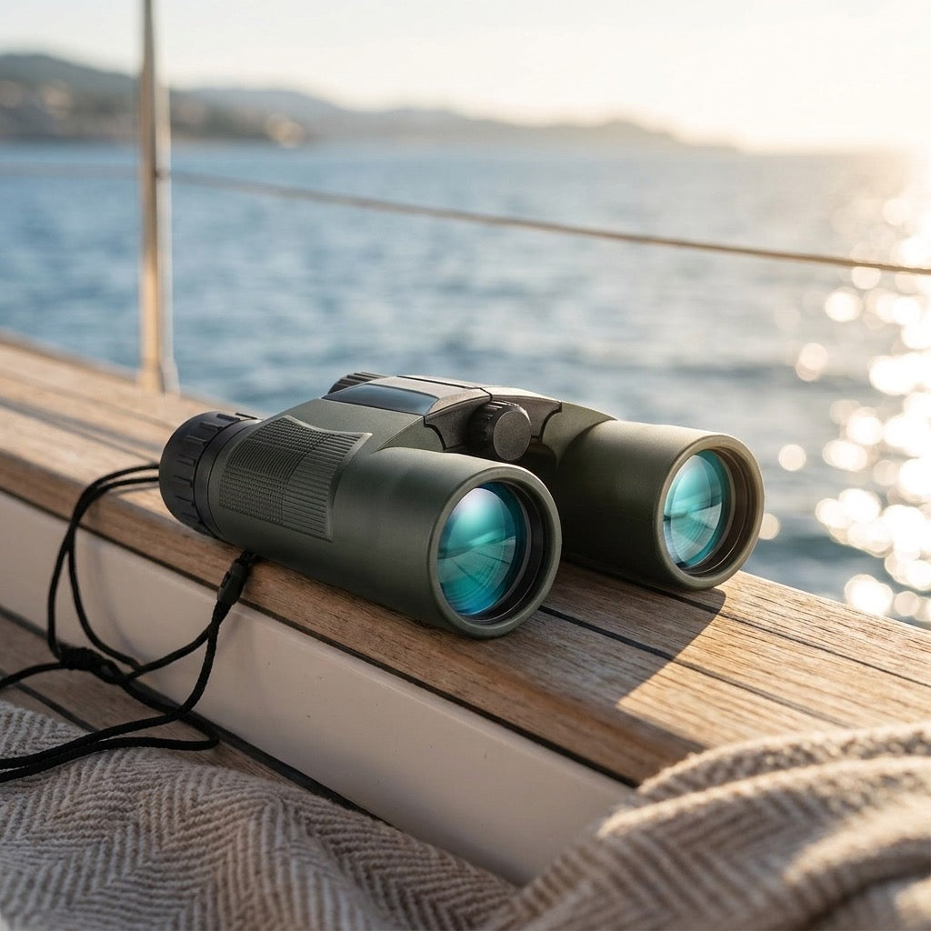 10x25 Folding Compact Binoculars