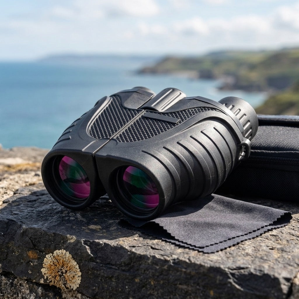 10x25 Pocket Porro Binoculars