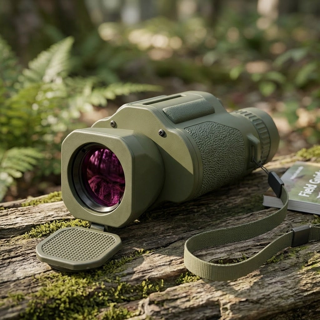 10x34 Olive Porro Binoculars