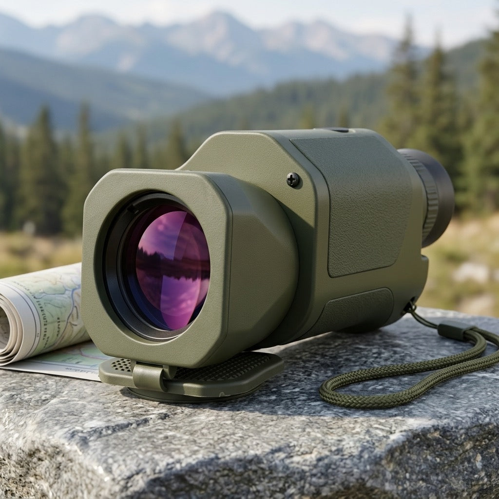 10x34 Olive Porro Binoculars