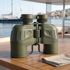 10x50 Waterproof Compass Rangefinder Binoculars