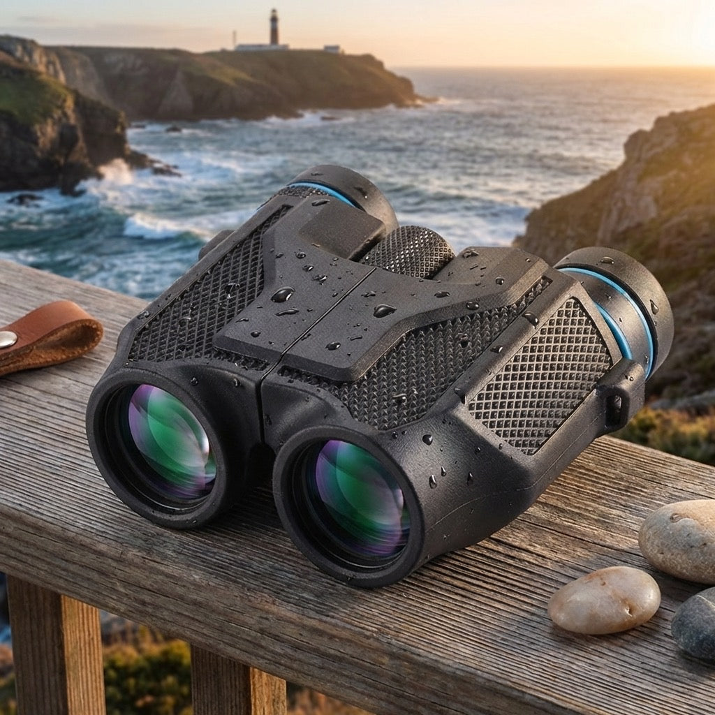 12x25 Compact Travel Binoculars