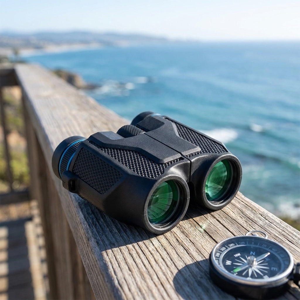 12x25 Compact Travel Binoculars