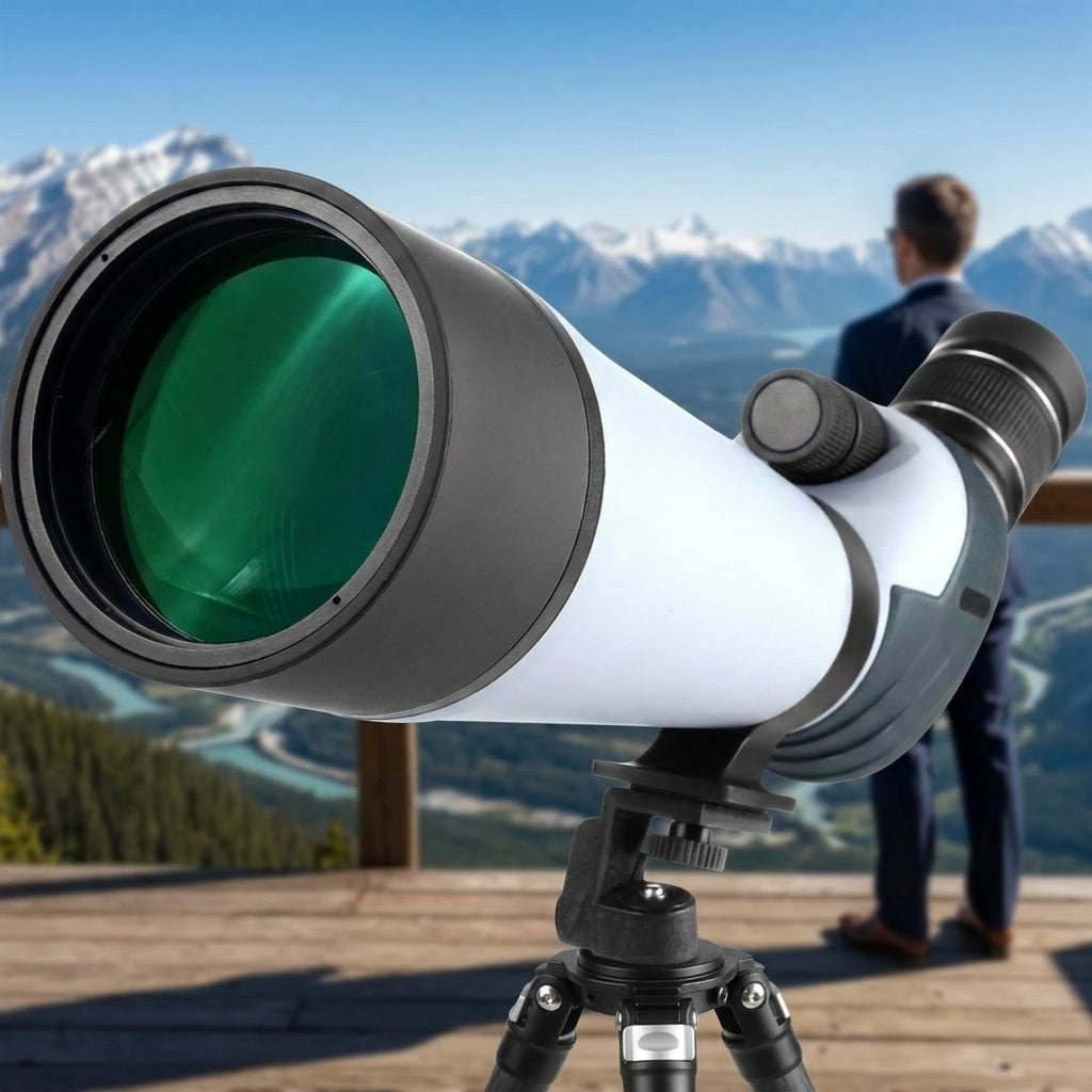 20-60x80 Dual-Focus Angled Spotting Scope