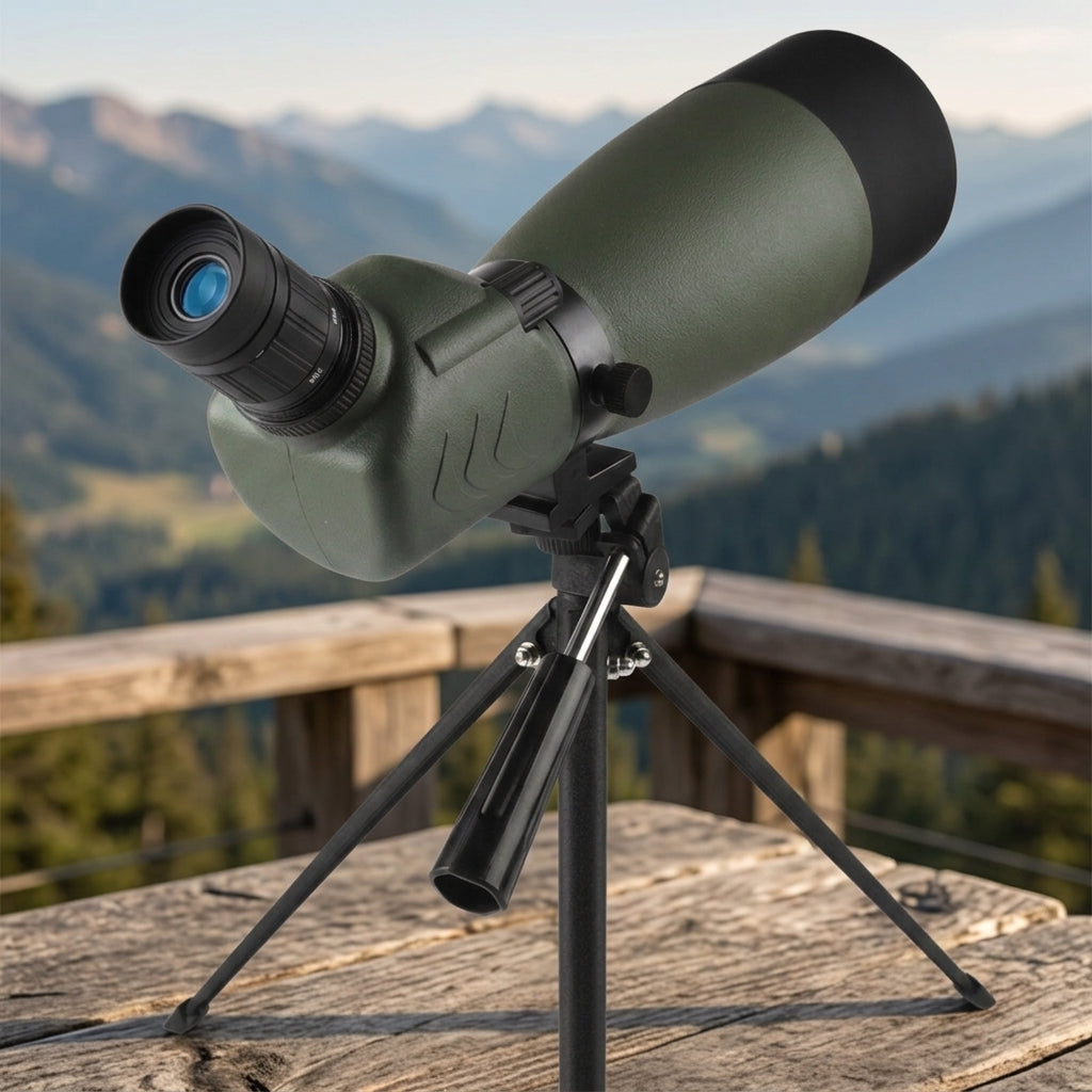 25-75x70 Angled Spotting Scope with Tripod