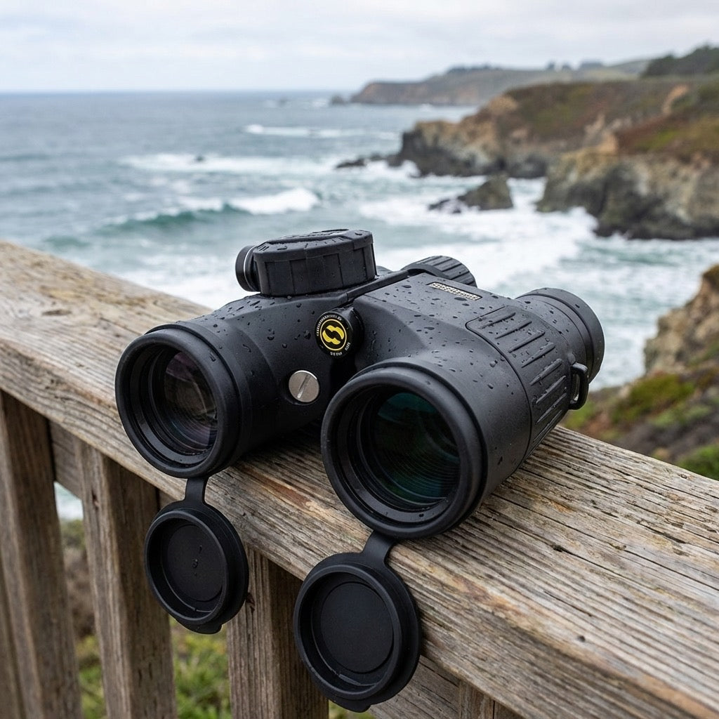 7x50 Floating Compass Reticle Binoculars