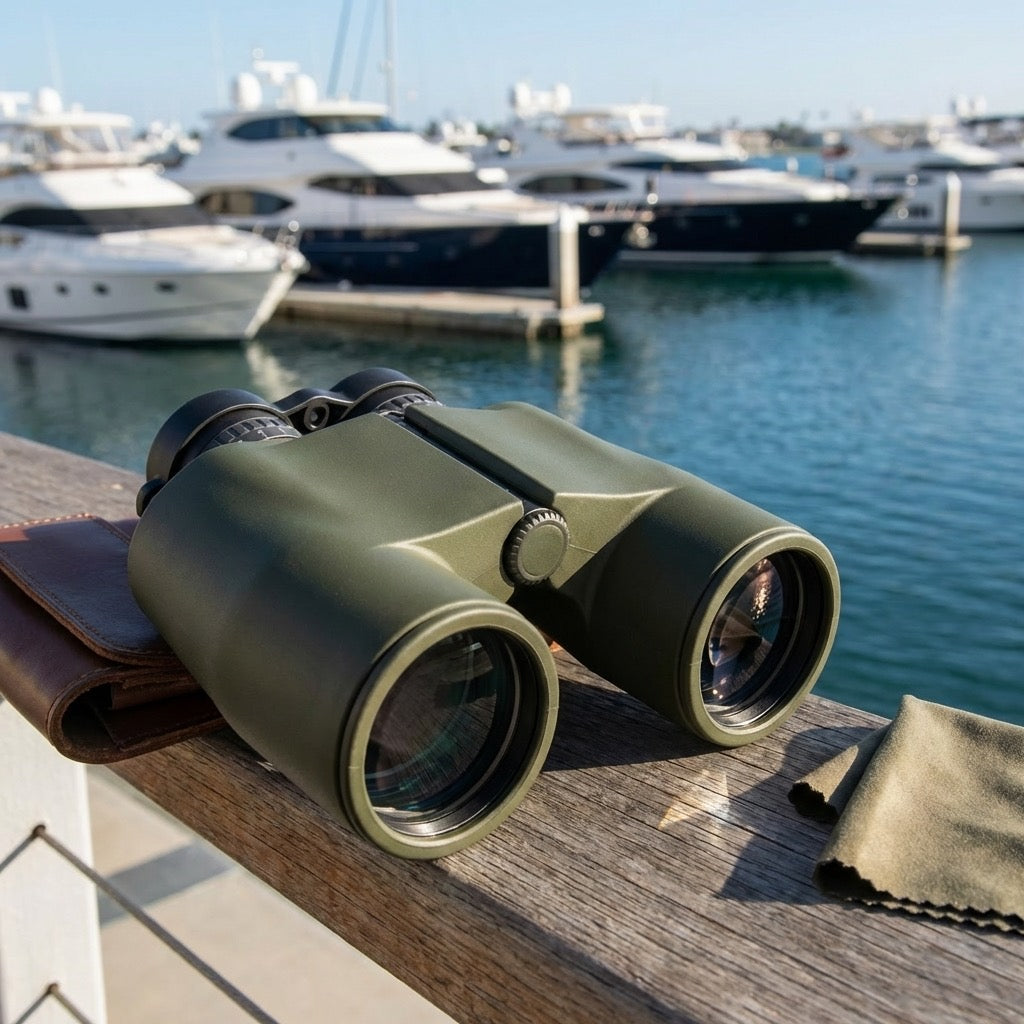 7x50 IPX8 Compass Rangefinder Binoculars