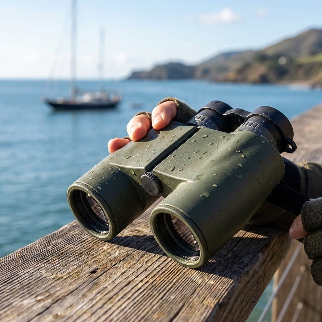 7x50 IPX8 Compass Rangefinder Binoculars