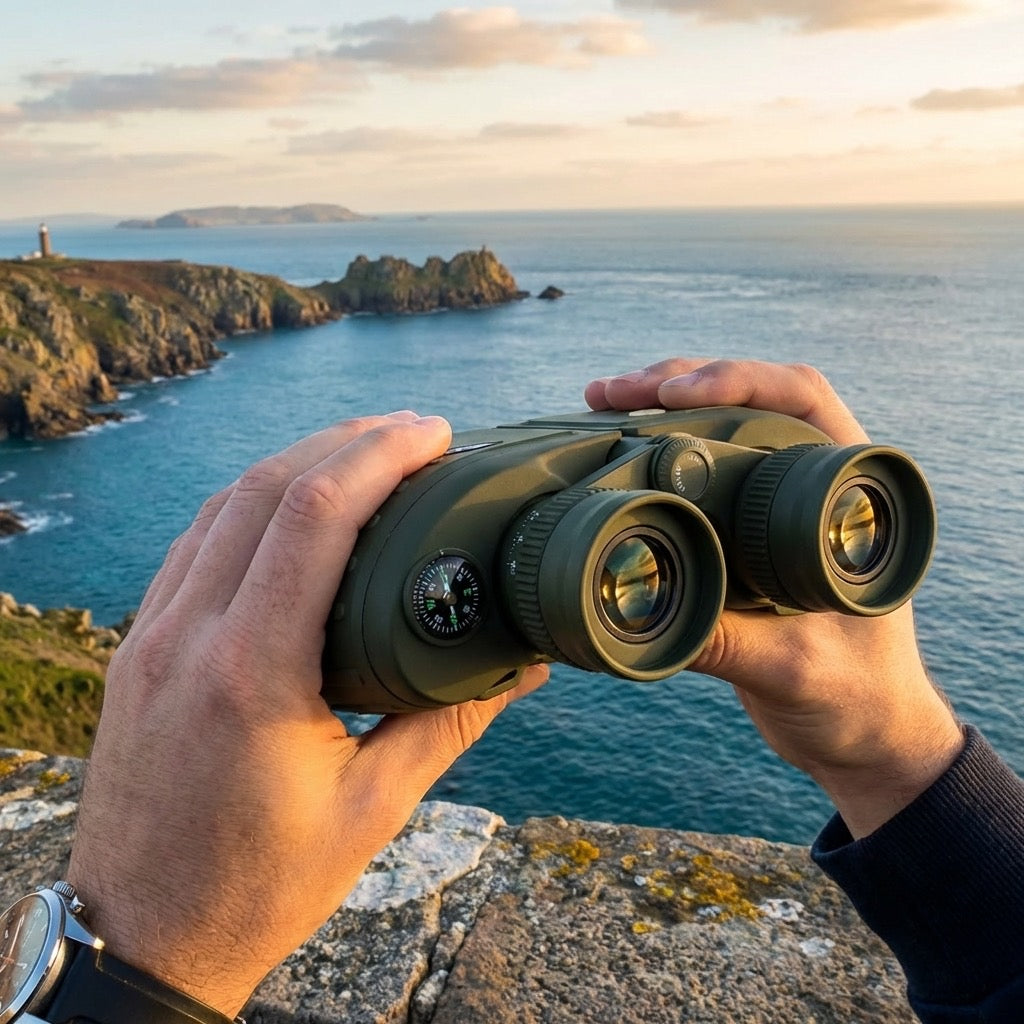 7x50 / 10x50 Floating Compass Rangefinder Binoculars