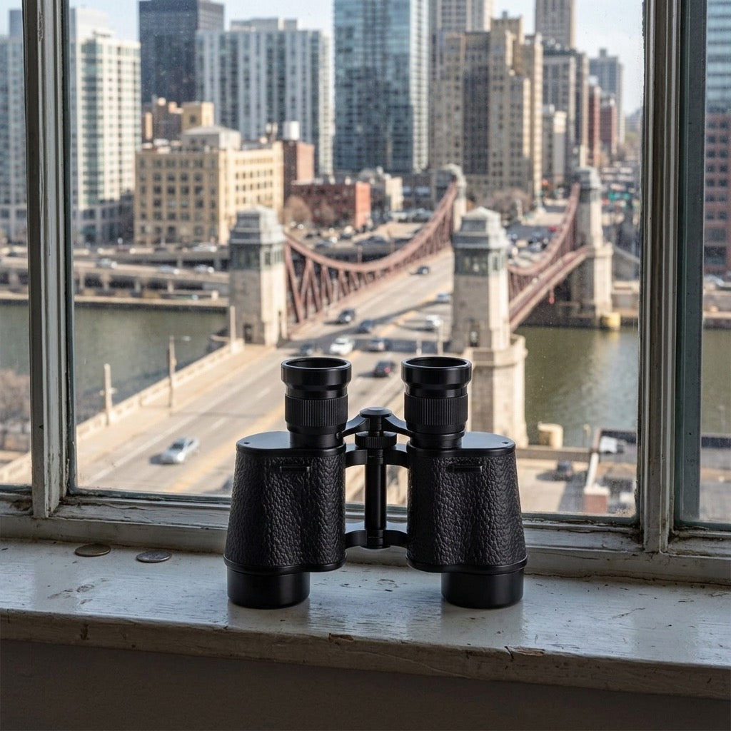 6x24 / 8x24 Vintage Rangefinding Binoculars