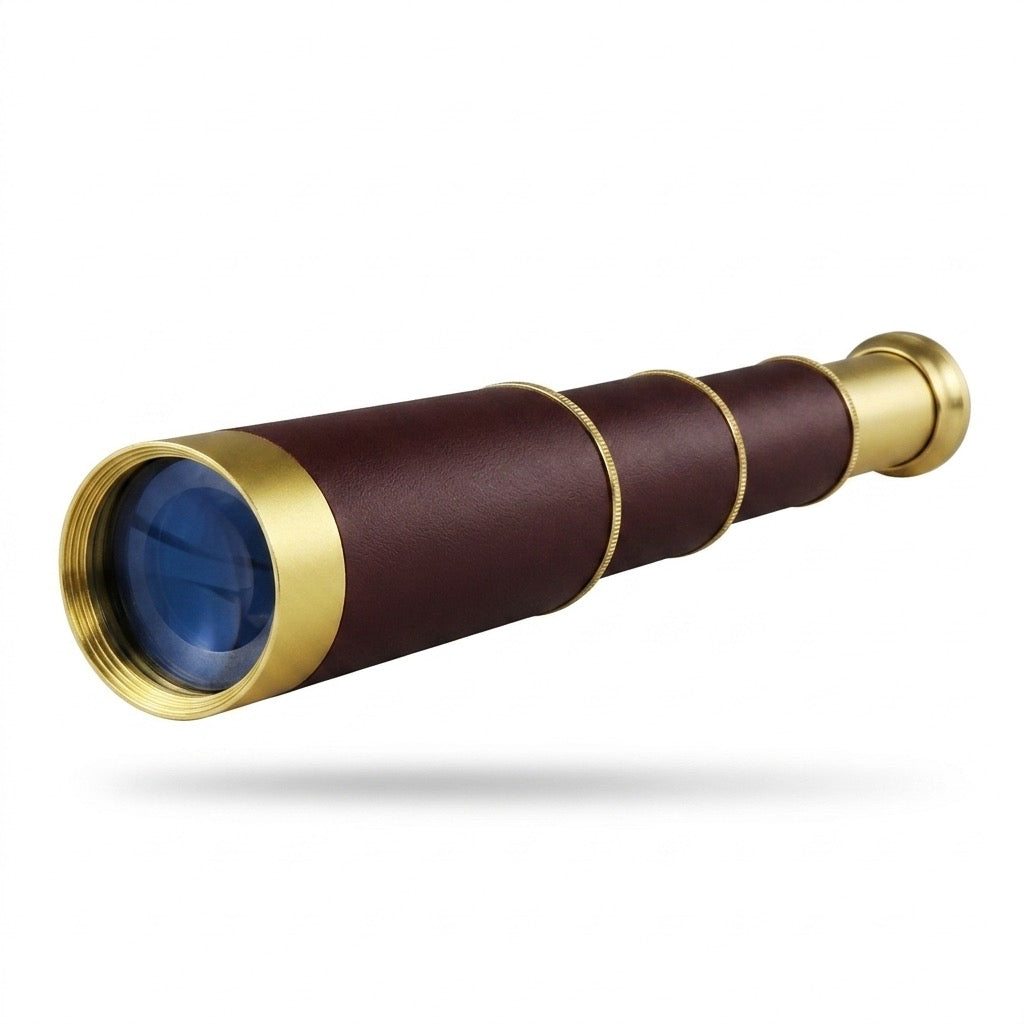 25x30 Vintage Pocket Monocular