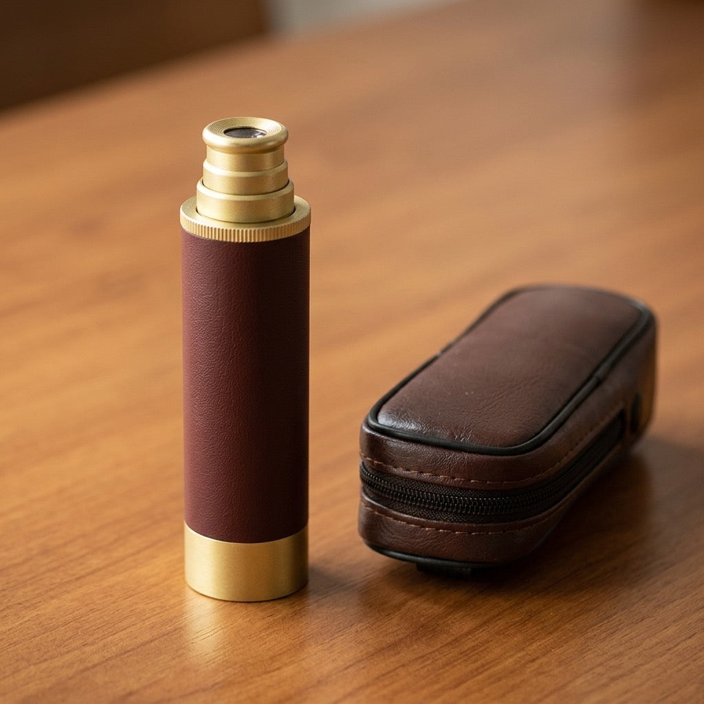 25x30 Vintage Pocket Monocular