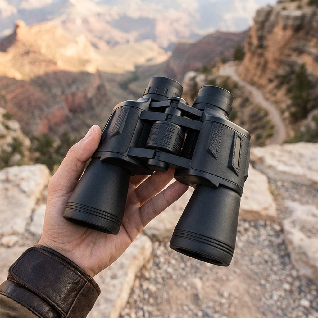 20x50 Wide-Eyepiece Binoculars