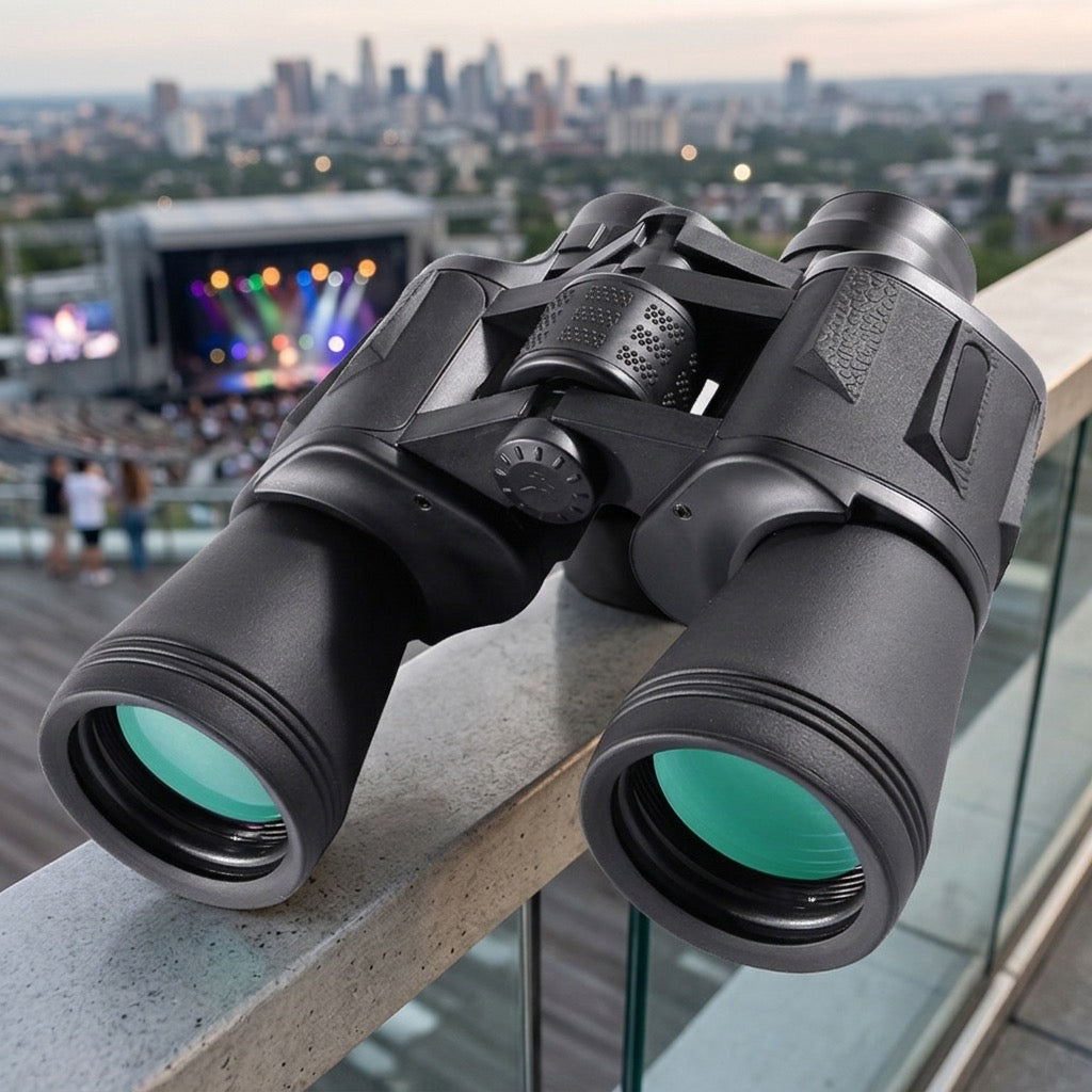 20x50 Wide-Eyepiece Binoculars