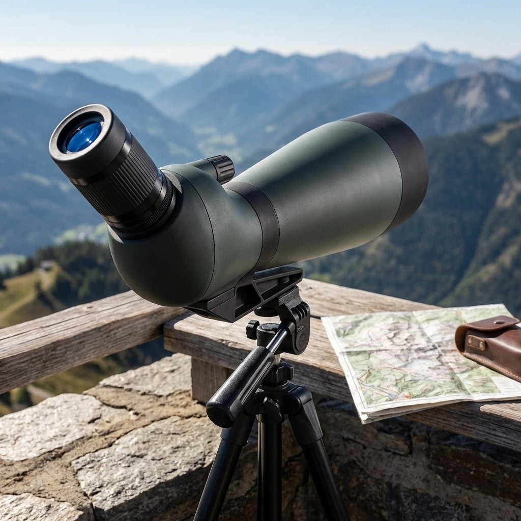 25-75x100 Angled Spotting Scope Kit