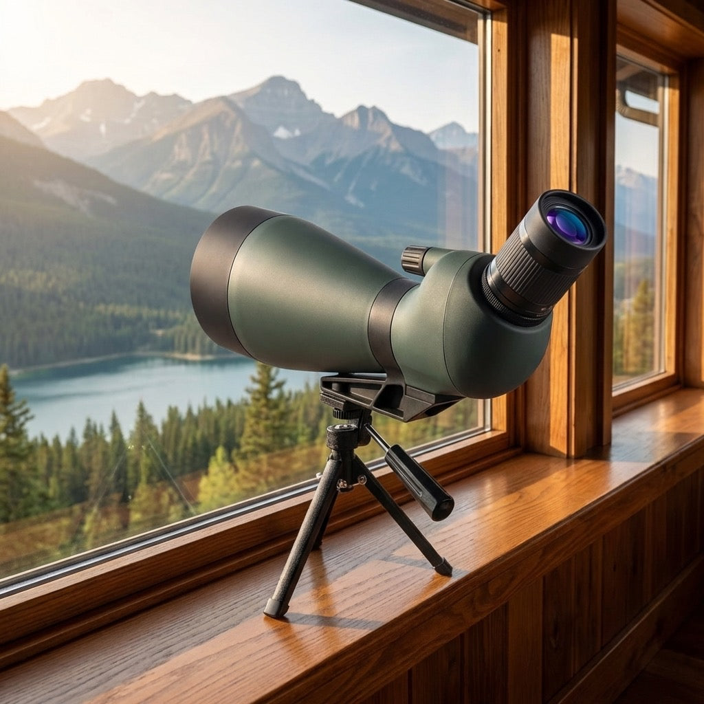 25-75x100 Angled Spotting Scope Kit